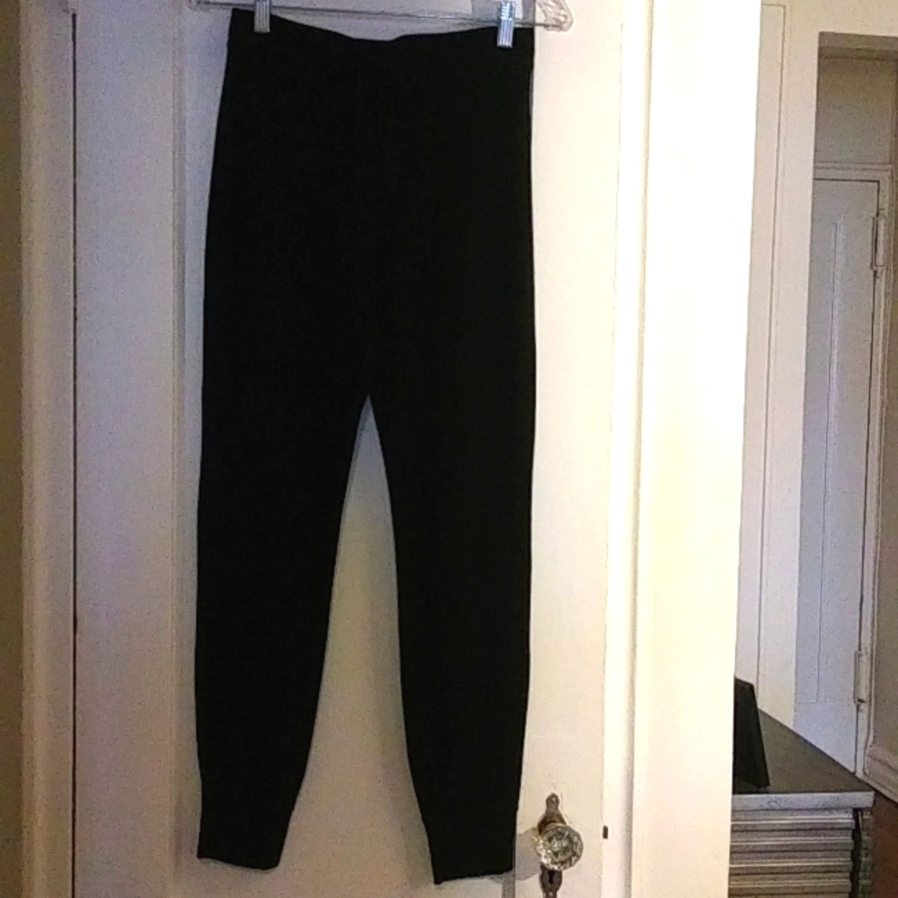 CYNTHIS ROWLEY WOMEN'S SLEEP PANTS,STRING TIE AT WAIST,BLACK,SUPER SOFT,S-XS